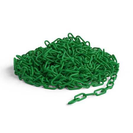 Montour Line Green Plastic Chain, 2 In, 125 Ft. Long CH-CH-20-GN-125-BX